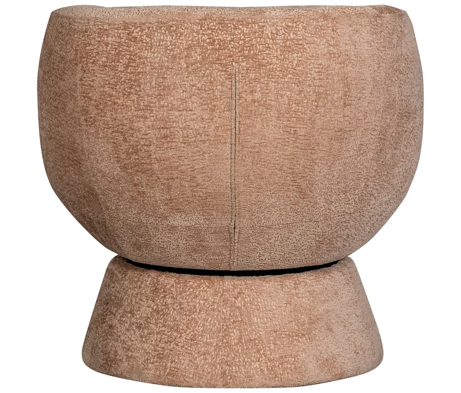 Detailansicht des naturfarbenen BePureHome Drehsessels »Shuffle«.