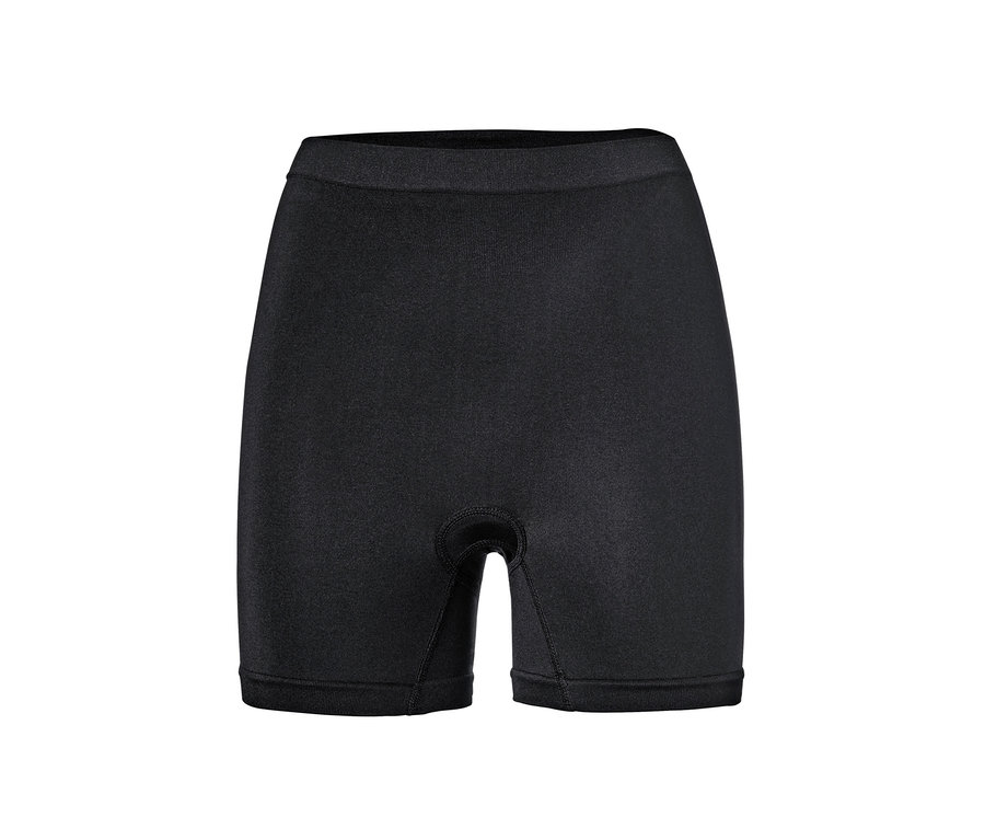 Schwarze Radunterhose.