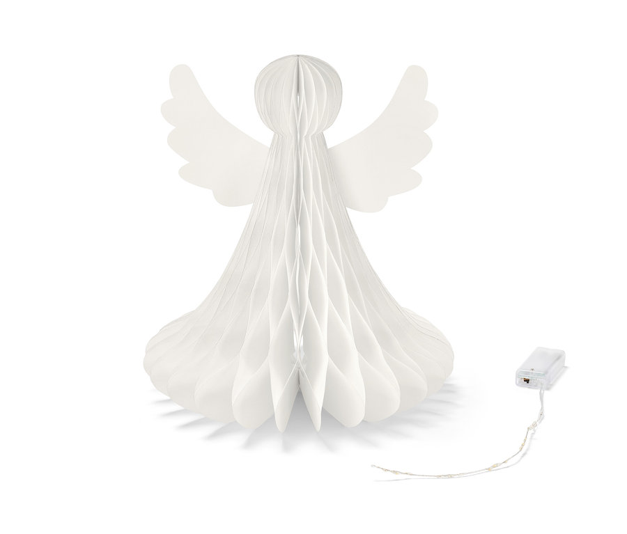 Grosser LED-Papier-Engel.