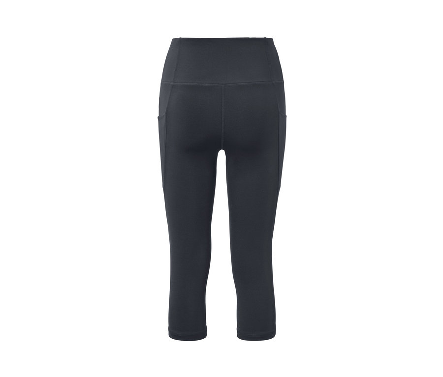 Eine schwarze 3/4-Sport-Tight.