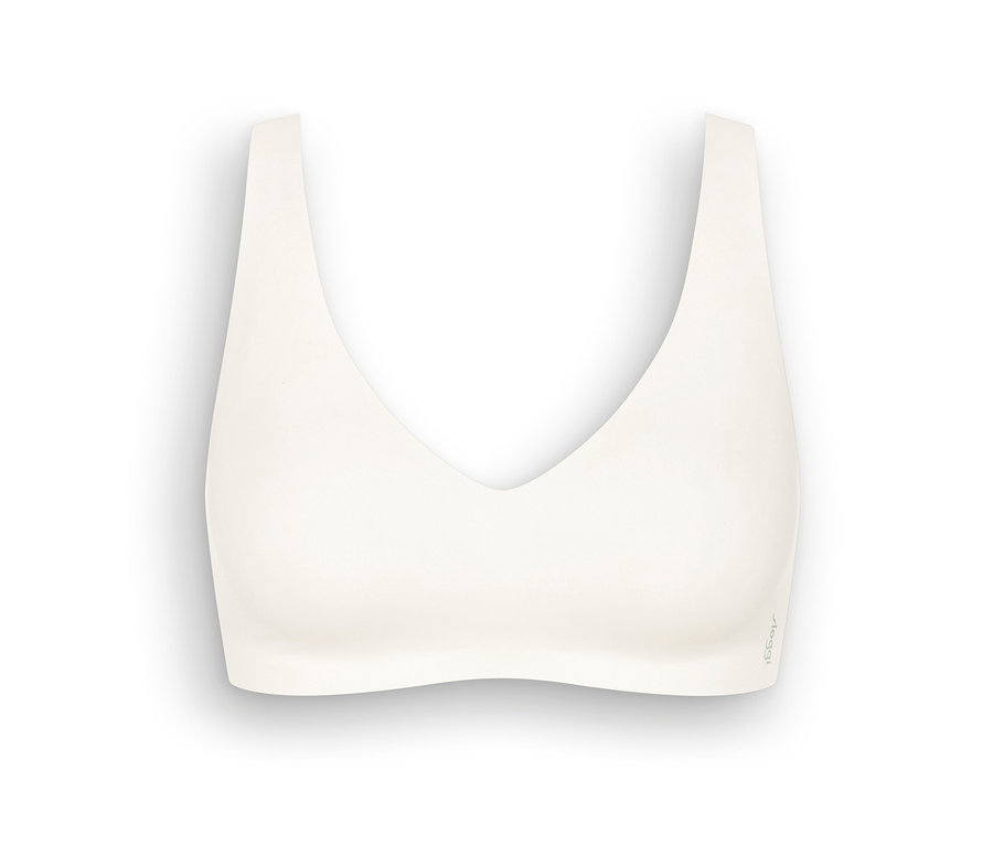 Ein sloggi ZERO Feel 2.0 Soft Bra, silk white.