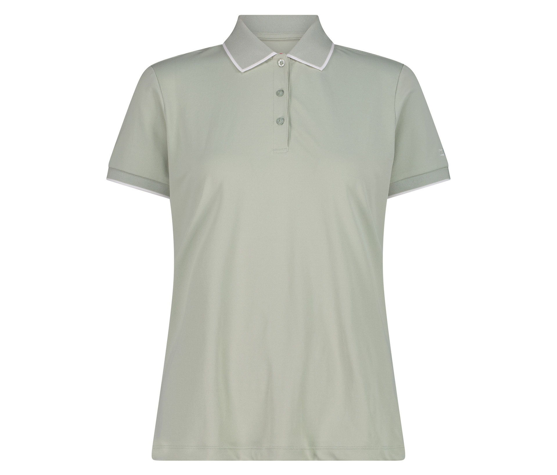 CMP Damen-Poloshirt aus Stretch-Piqué - Damen - Gr. 44 - grün
