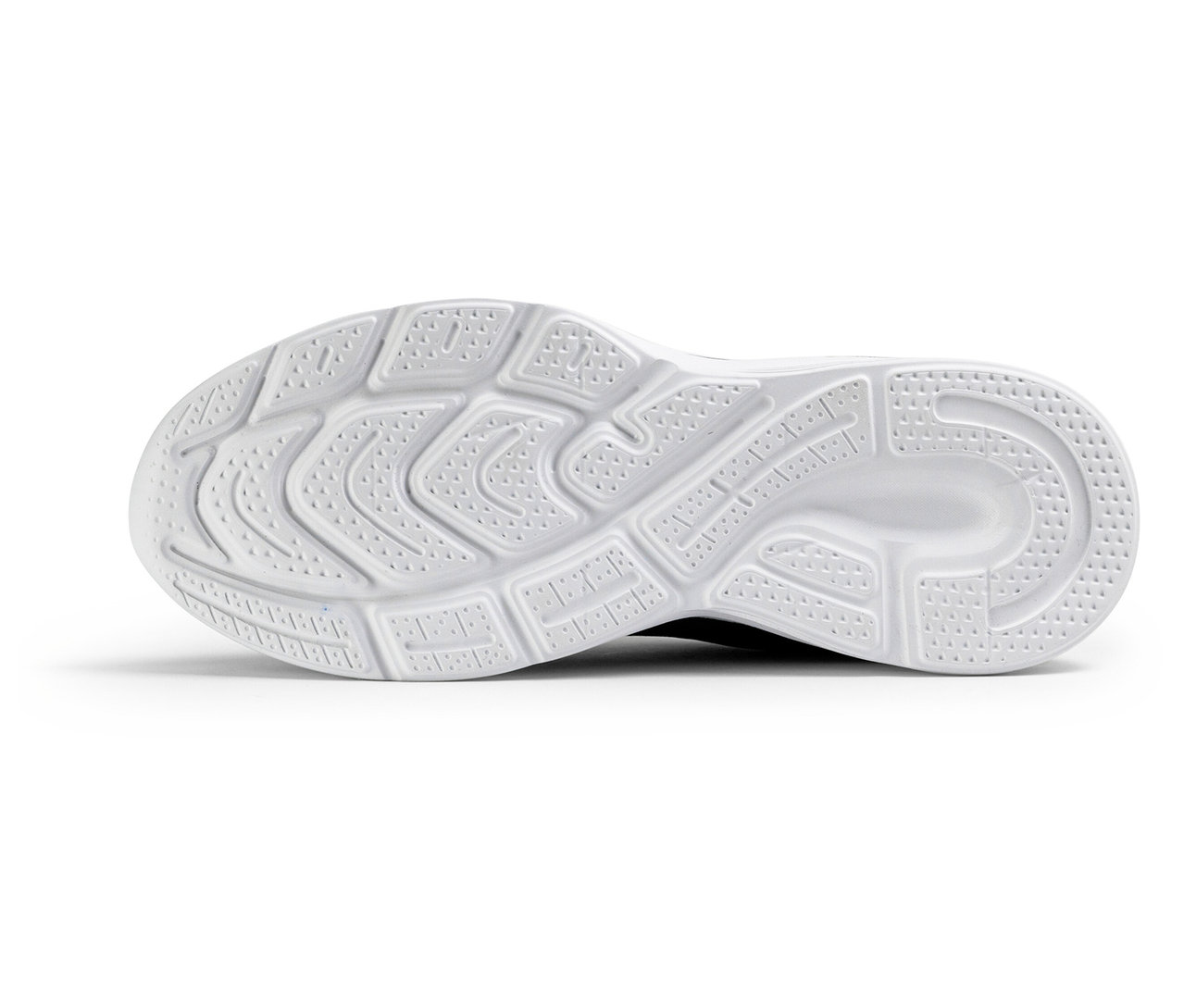 Weiße Sohle eines FILA Specctris Herren-Sneakers mit strukturiertem Profil.