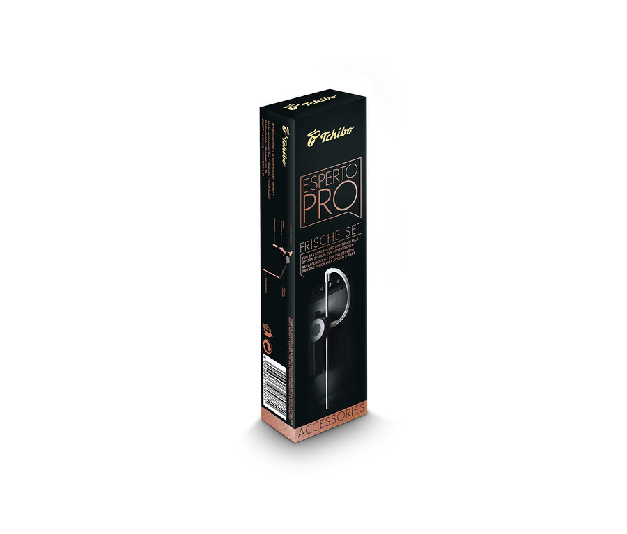 Verpackung des Esperto Pro & Esperto2 Milk Frische-Sets.