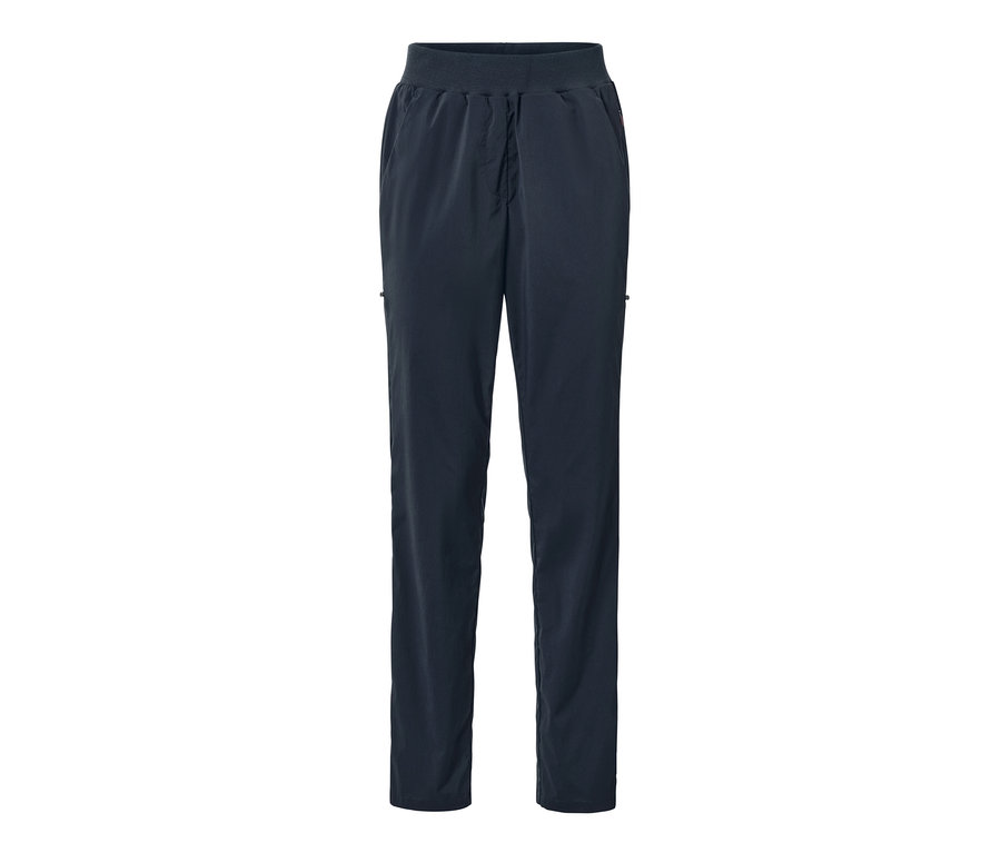 Dunkelblaue Funktionswanderhose.
