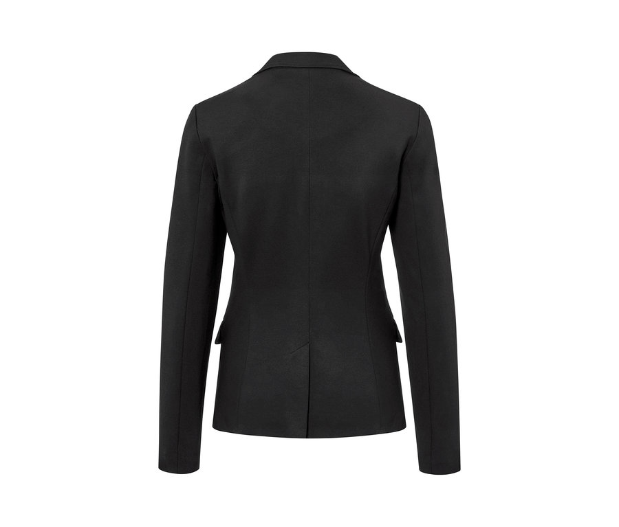 Rückansicht eines Jerseyblazers.