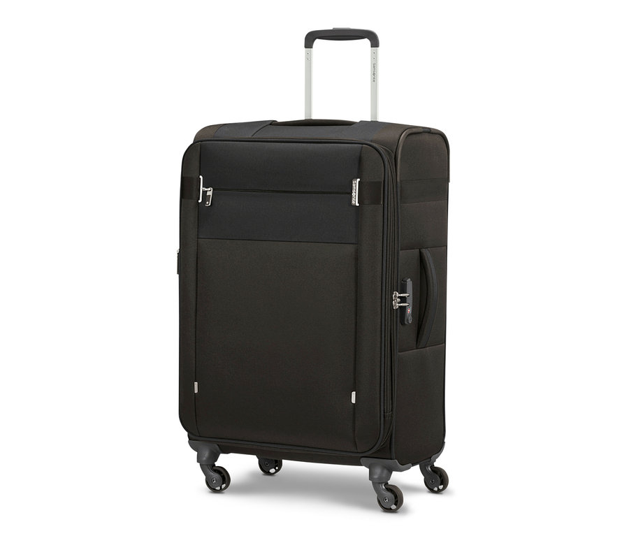 Schwarzer Samsonite CITYBEAT SPINNER Trolley, groß.