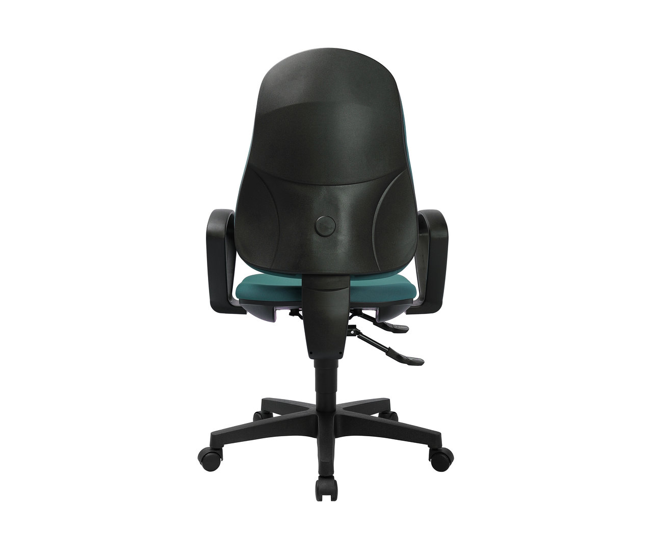 Rückansicht des petrolfarbenen Topstar Stuhls »Support SY«.