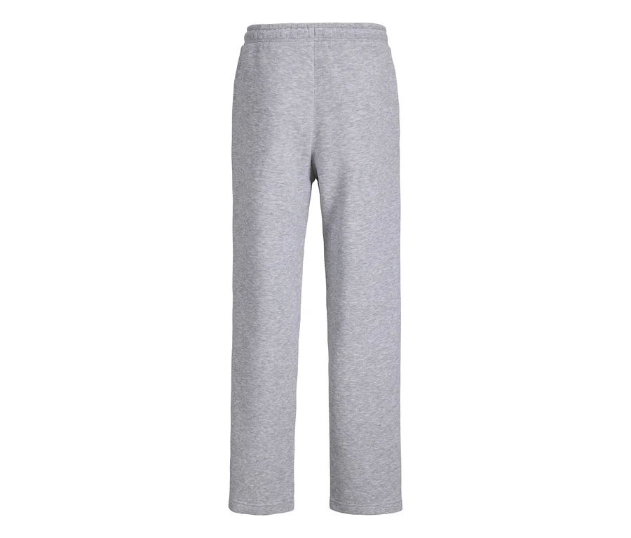 Graue Jack&Jones Bradley Sweatpants mit elastischem Bund und geradem Bein.
