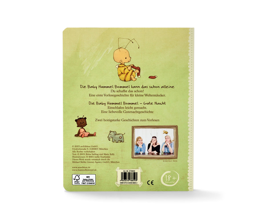 Illustration des Buchs "Baby Hummel Bommel – erste Geschichten".