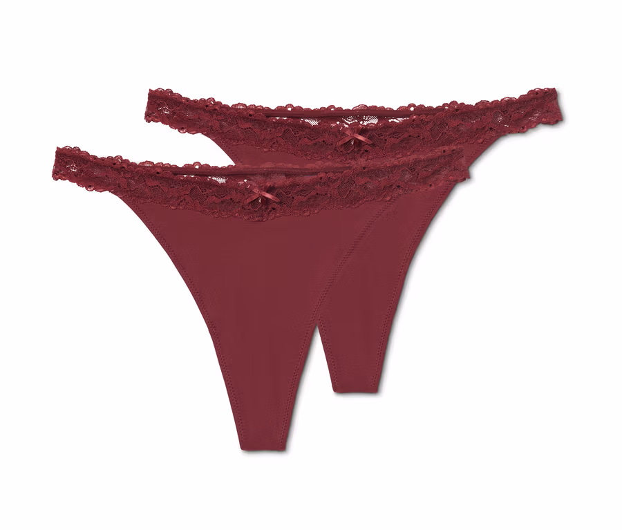 Zwei rote Strings.