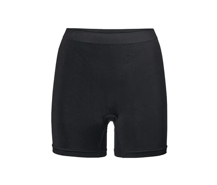 Schwarze Radunterhose.