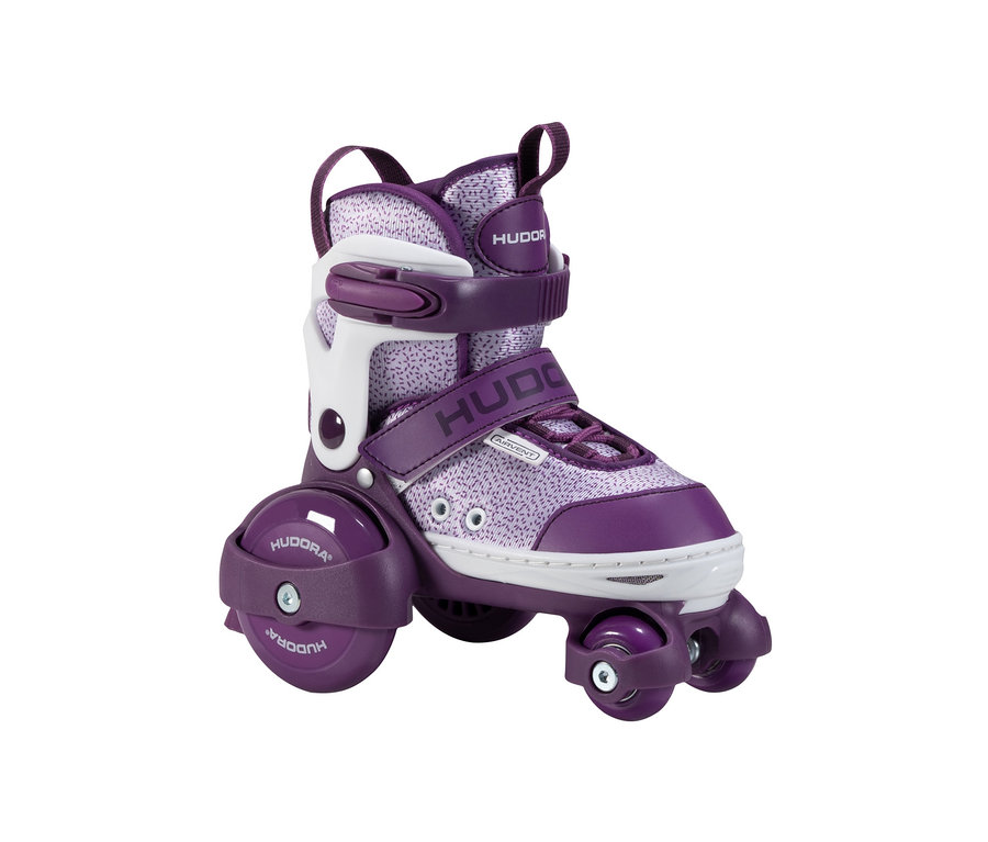 Lila HUDORA Rollschuhe »My First Quad«, Gr. 30–33.