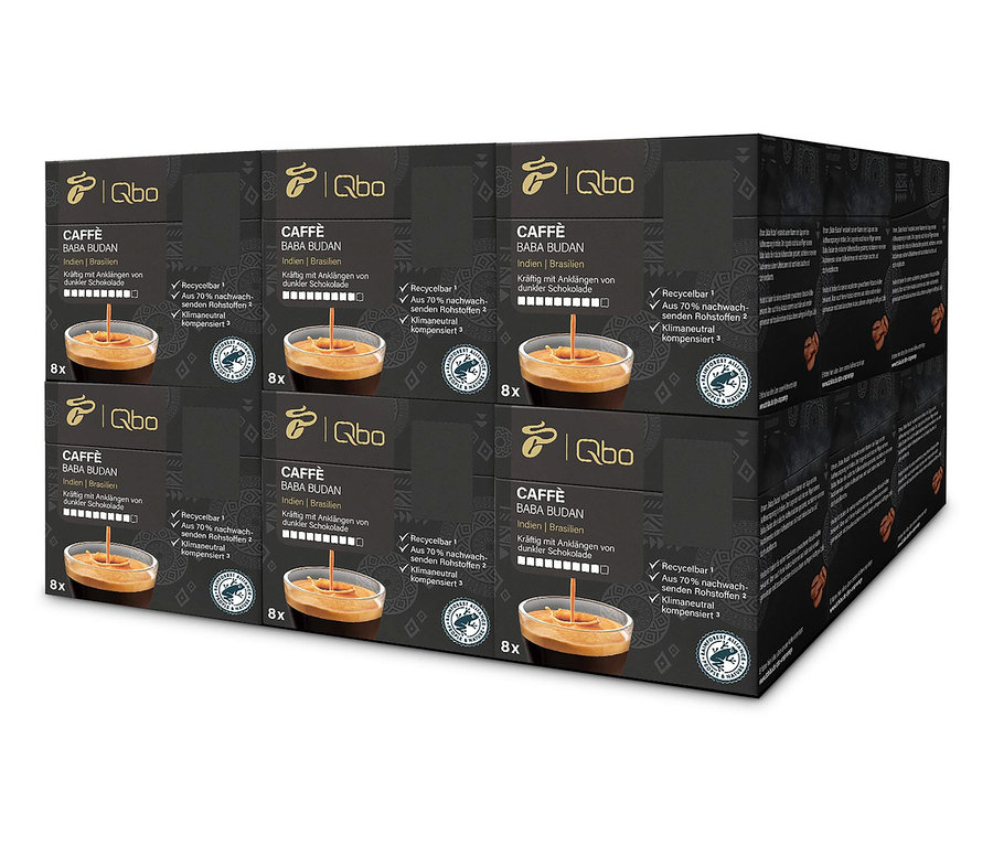 Qbo Caffè BABA BUDAN – 144 Kapseln
