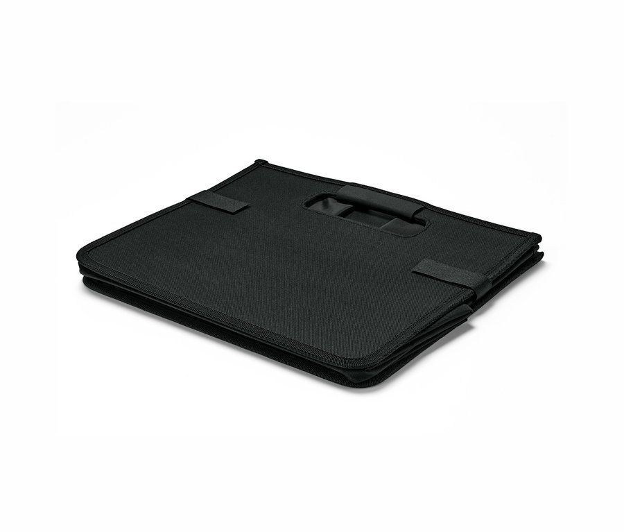 Eine schwarze Auto-Faltbox.