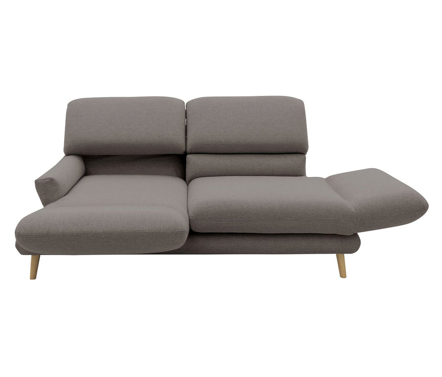 DOMO 2-Sitzer-Sofa »FuAR«, drehbar, taupe.