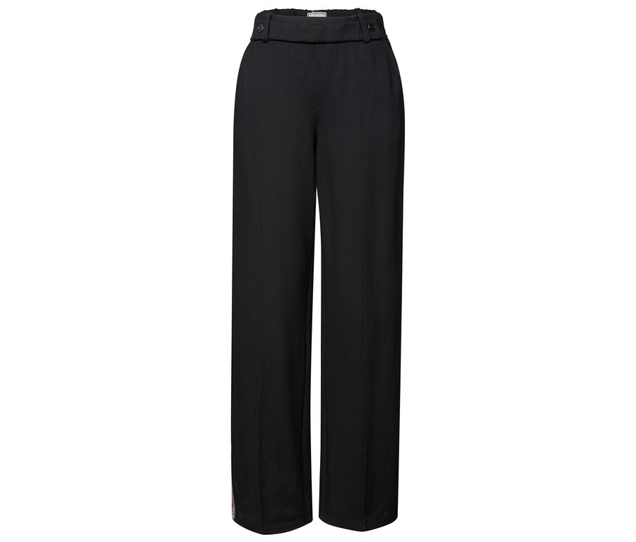 Schwarze Street One Straight Leg Hose mit Gallon