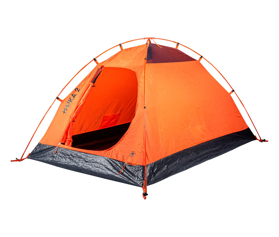 Orangefarbenes Tambu »HAIKA 2« 2-Personen-Kuppelzelt