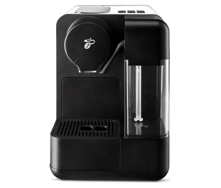 Schwarzer Cafissimo milk Kaffeezubereiter.