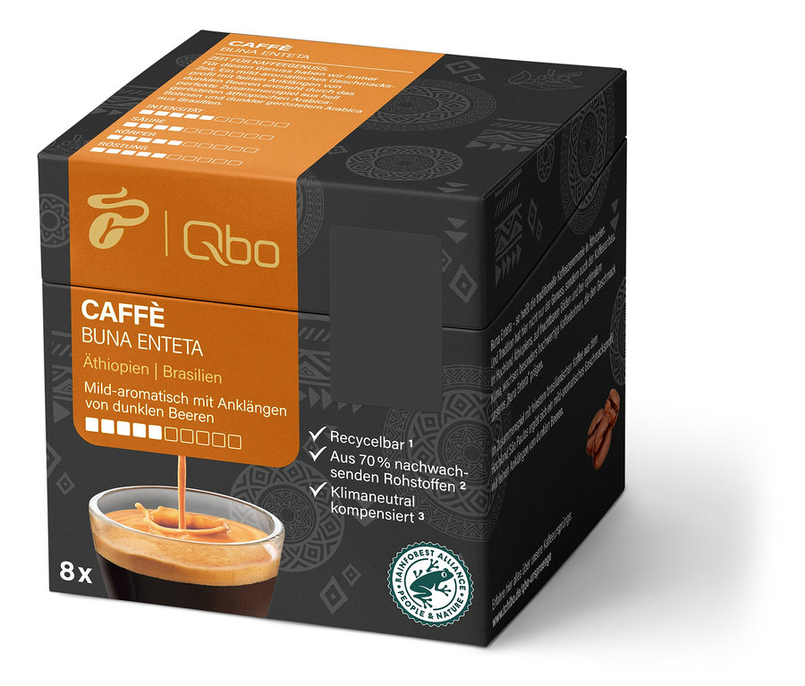 Qbo Caffè BUNA ENTETA – 8 Kapseln