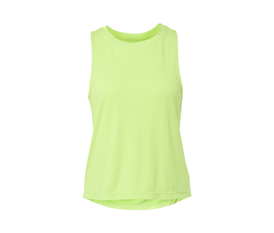 Ein Sporttop in Lime.