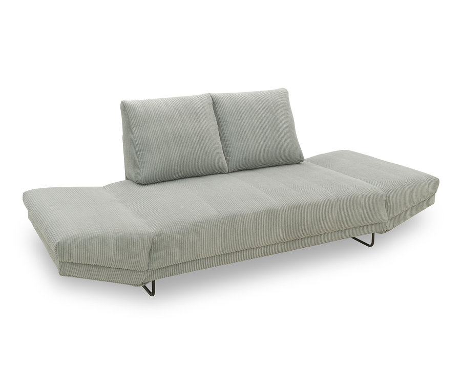 Graues Stoff-Daybed »Molde Leif55« von DOMO collection mit Kissen.