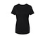 Schwarzes Basic T-Shirt.