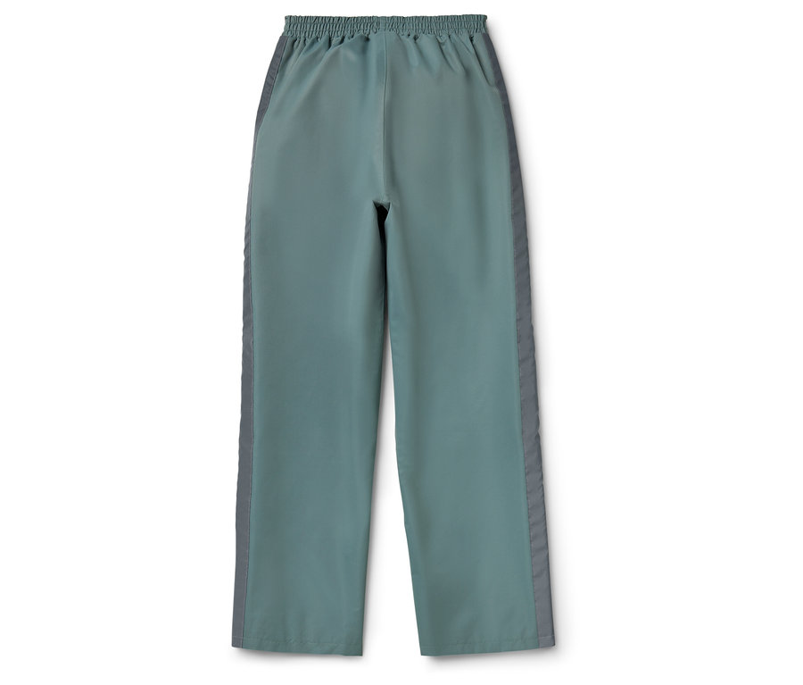 Abgebildet ist eine Kinder-Regenhose in Salbei.