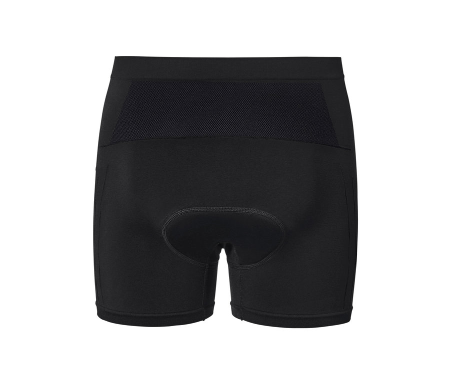 Schwarze Radunterhose.