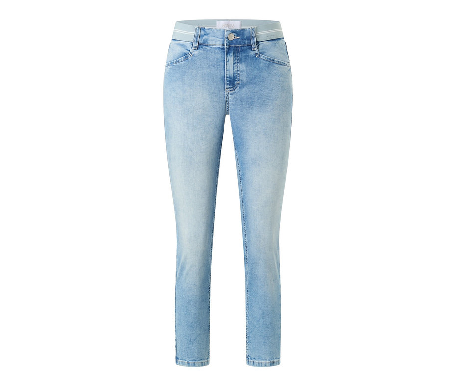 Helleblaue Angels Jeans »Ornella Sporty« Slim Fit 7/8.