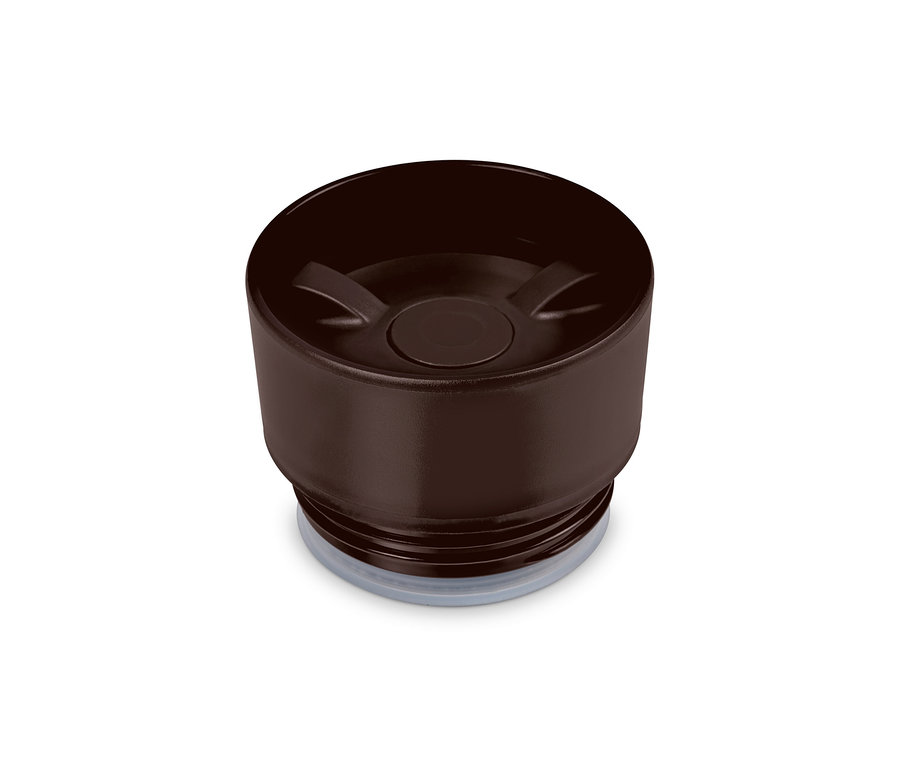 Brauner Coffee-to-go-Becher, Coffee Dictionary Deckel.