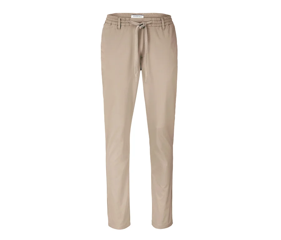 Eine beige Comfort-Chino wird gezeigt.
