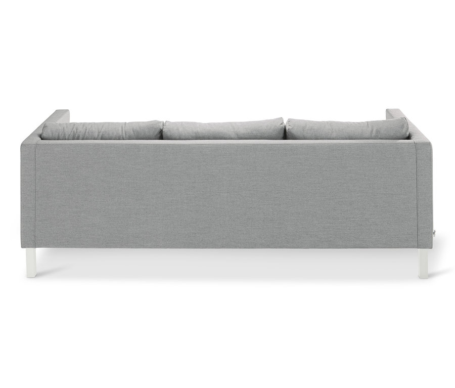 Abgebildet ist ein Lounge-Sofa mit Sunbrella®-Stoff, hellgrau.