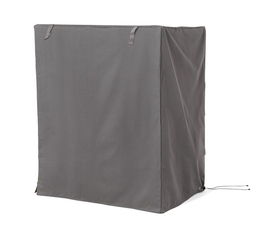 Graue Premium-Abdeckhaube für Strandkorb XL.