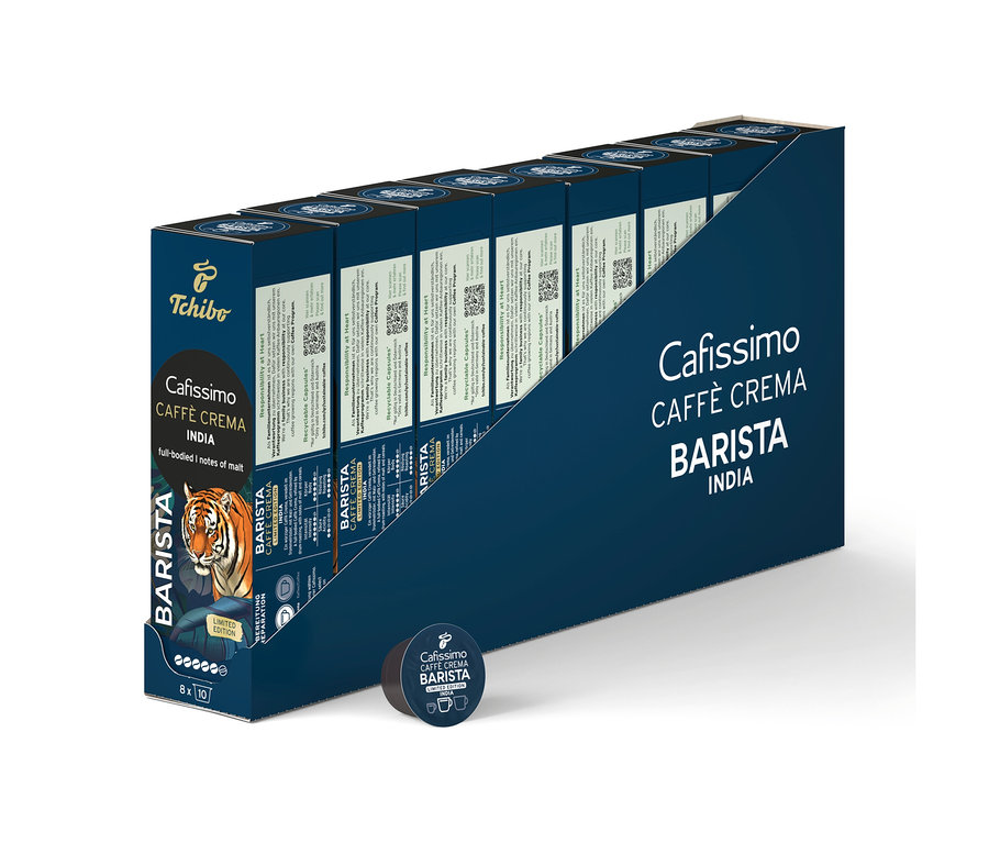 Cafissimo BARISTA Caffè Crema India - 80 Kapseln