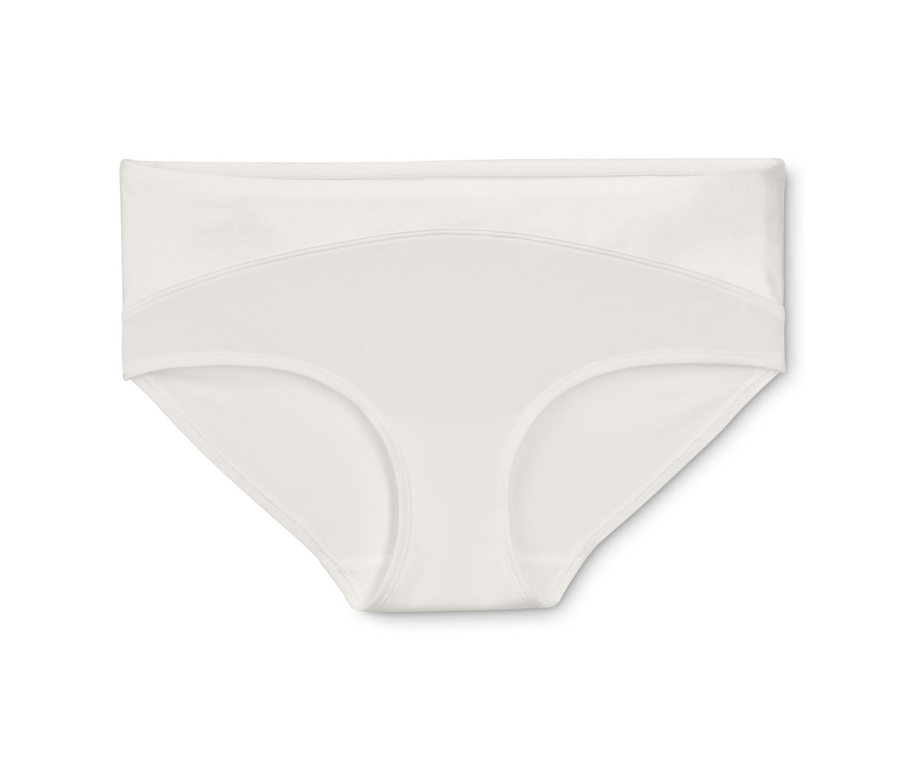 Einzelne cremeweiße Panty (2er-Pack) auf weißem Hintergrund.