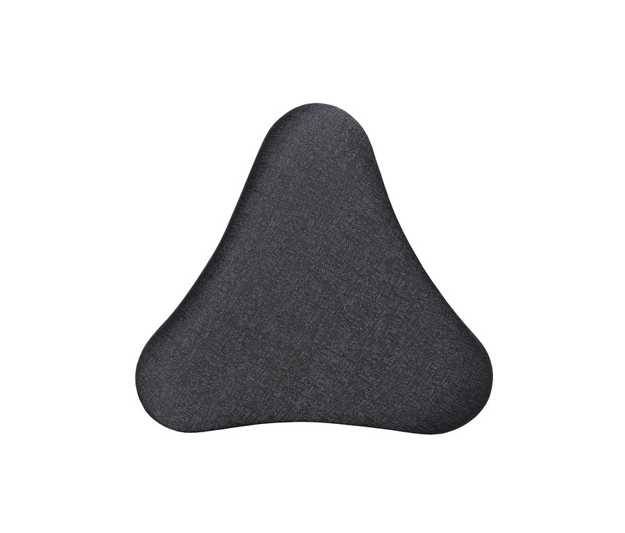 Detailansicht des Sitzes des schwarzen Topstar Ergo-Hocker »Sitness H1«.