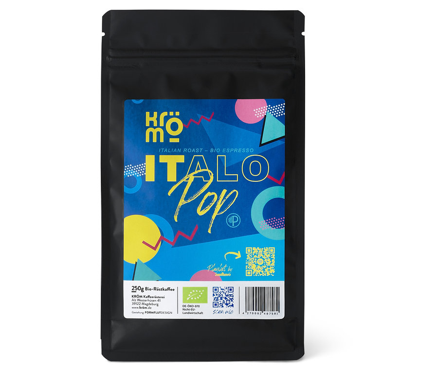 Kröm -  Italo Pop Bio Espresso - 250 g Ganze Bohne