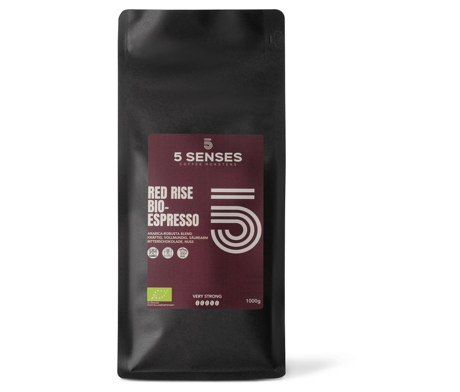 5 Senses - Red Rise Bio-Espresso - 1 kg