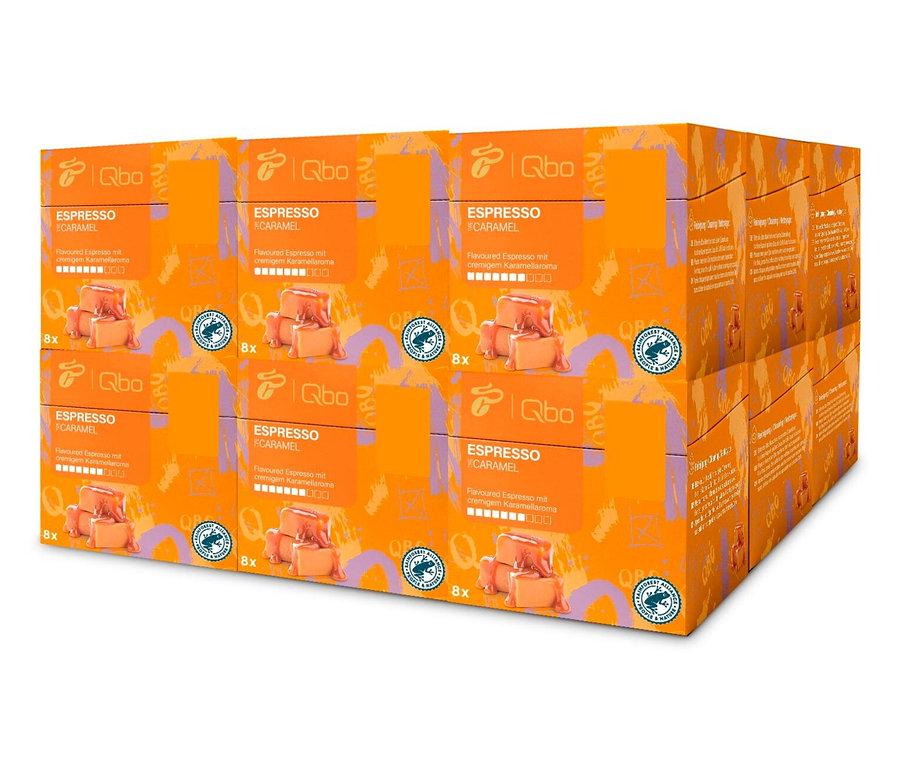 Qbo Flavoured Espresso Caramel - 144 Kapseln