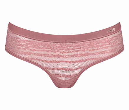 sloggi FREE Evolve Hipster Lace in Date Night Pink.