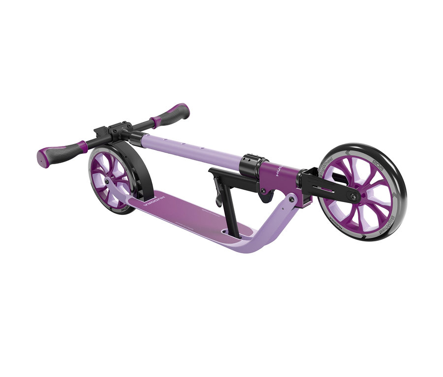 Nahaufnahme des lila HUDORA Scooter»BigWheel® 205« advanced.