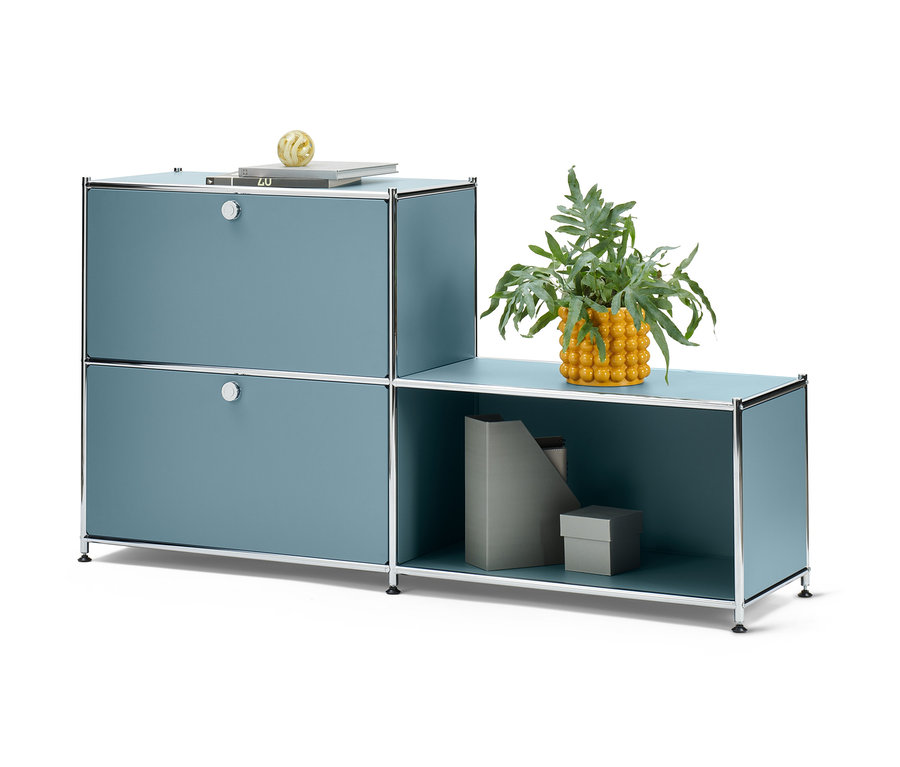 Basaltblaues Sideboard »CN3« mit 2 Klappfächern.