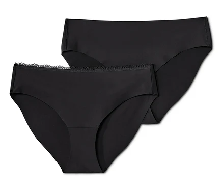 Zwei schwarze Magic-Cut-Slips übereinander.