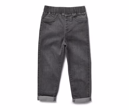 Graue Kinder-Pull-on-Pants – Fit »Luca«.