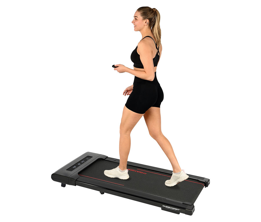 Frau geht auf Walking-Pad »4.1«.