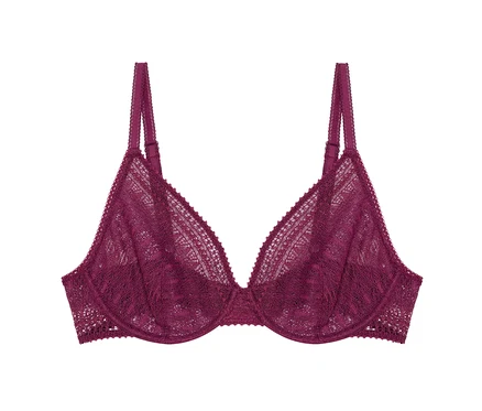 Lila Passionata Bügel-BH »Leila« aus Spitze.