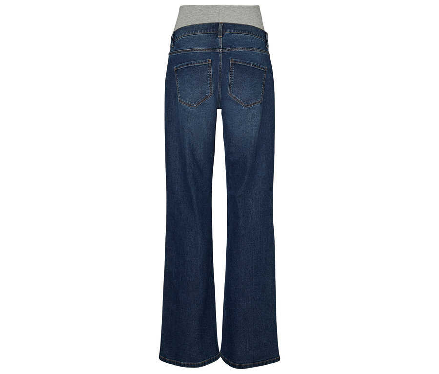 Die Rückseite der MAMALICIOUS MLEDINA FLARED DB JEANS NOOS ist zu sehen.