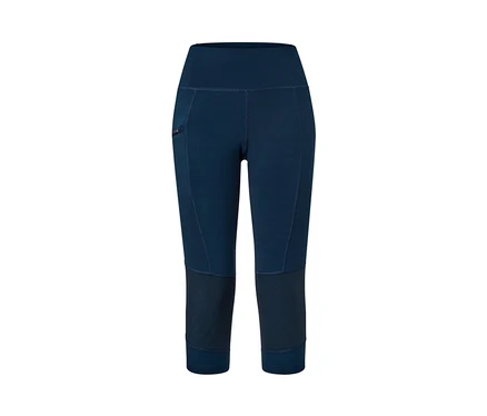Dunkelblaue 3/4-Trekking-Tight.
