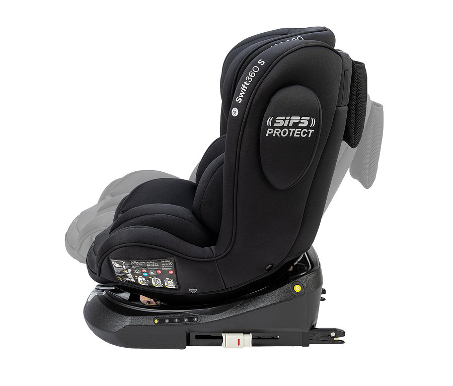 Schwarzer Osann Kindersitz »Swift360 S«.